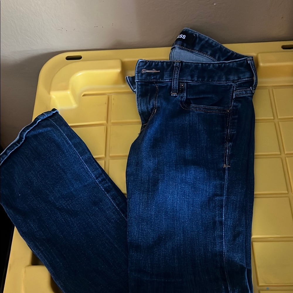 Express Dark Blue Denim Jeans